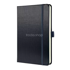   Jegyzetfüzet, exkluzív, A5, vonalas, 97 lap, keményfedeles, SIGEL "Conceptum", szürke metál