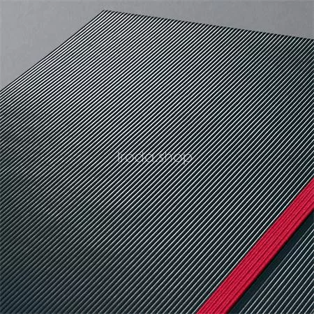 Jegyzetfüzet, exkluzív, A4, vonalas, 97 lap, keményfedeles, SIGEL "Conceptum Red Edition", fekete-piros