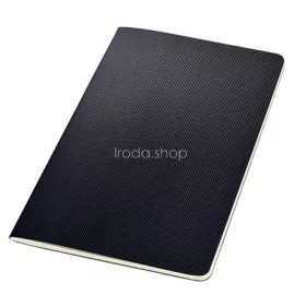   Füzet, exkluzív, A5, vonalas, 32 lap, puhafedeles, SIGEL "Conceptum", fekete