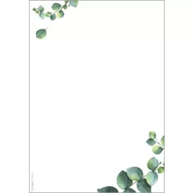   Előnyomott papír, kétoldalas, A5, 90 g. SIGEL "Eucalyptus"