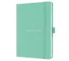 Jegyzetfüzet, exkluzív, A5, vonalas, 96 lap, keményfedeles, SIGEL "Jolie", mentazöld