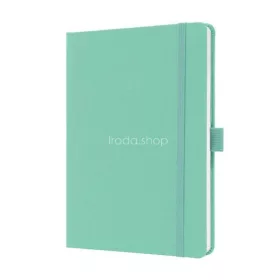   Jegyzetfüzet, exkluzív, A5, vonalas, 96 lap, keményfedeles, SIGEL "Jolie", mentazöld