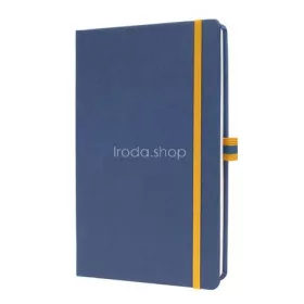   Jegyzetfüzet, exkluzív, A5, vonalas, 88 lap, keményfedeles, SIGEL "Linescape", kék-sárga