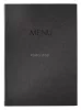 Étlaptartó, A4, keményfedeles, SIGEL „MENU”, antracit
