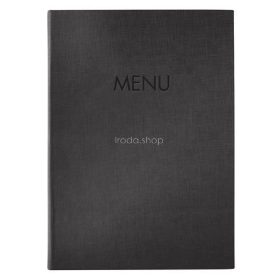 Étlaptartó, A4, keményfedeles, SIGEL „MENU”, antracit