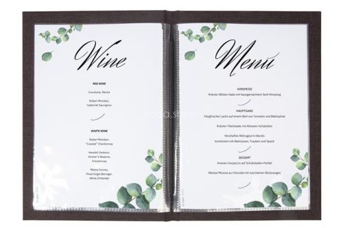 Étlaptartó, A5, keményfedeles, SIGEL, antracit