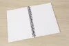 Spirálfüzet, A5, kockás, 80 lap, puhafedeles, SIGEL "Quicknote", kék-szürke