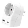 Adapter, Egyesült Államokba utazóknak, USB-C + USB-A, SKROSS