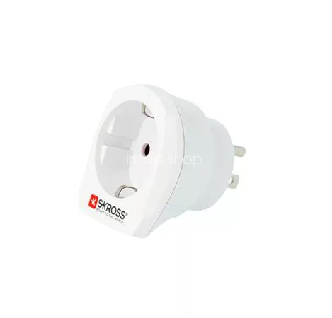 Adapter, Egyesült Államokba utazóknak, földelt, SKROSS