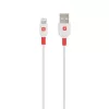 USB kábel, USB-A - Lightning (Apple), 1,2m, SKROSS, fehér