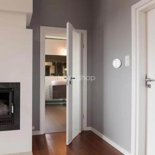 Home SMO10SMART optikai füstérzékelő, Tuya Smart és Smart Life kompatibilis, Wi-Fi kapcsolat, 10 év elem élettartam, 2400 mAh