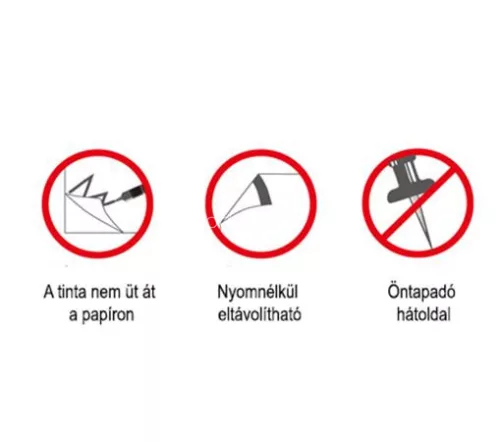 Öntapadó flipchartpapír, 76,2x63,5 cm, 2x30 lap, STICK N, fehér