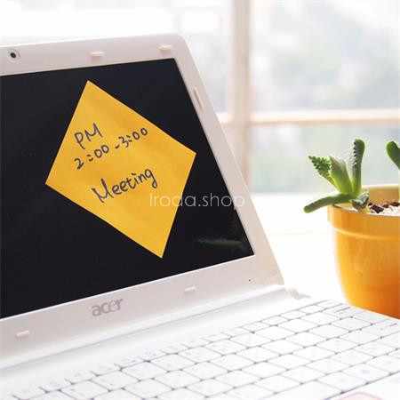 Öntapadó jegyzettömb, 76x76 mm, 100 lap, STICK N „360°, narancs