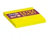 Öntapadó jegyzettömb, 76x76 mm, 90 lap, STICK N "Extra Sticky", neon sárga