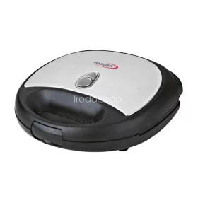   HAUSER ST-629 szendvicssütő, max. 800 W, 2 szeletes, tapadásmentes bevonat, fekete/inox színű
