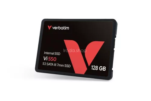 SSD (belső memória), 128GB, SATA 3, 430/560MB/s, VERBATIM "Vi550"