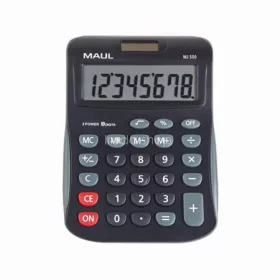   Számológép, asztali, 8 számjegy, MAUL "MJ 550", fekete-szürke