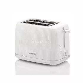   Gorenje T850DPW kenyérpirító, 850 W, 7 fokozat, újramelegítés, kiolvasztás, hőfokszabályozó, megvilágított nyomógombok