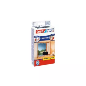   Szúnyogháló, ablakra, tépőzáras, 1,3 x 1,3 m,  TESA® "Comfort", fekete