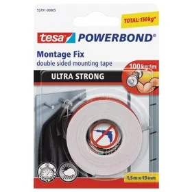  Ragasztószalag, kétoldalas, ultra erős, 19 mm x 1,5 m, TESA "Powerbond"