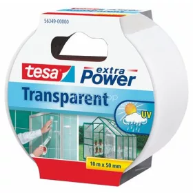   Ragasztószalag, javító, 50 mm x 10 m, TESA, "Extra Power Transparent", átlátszó