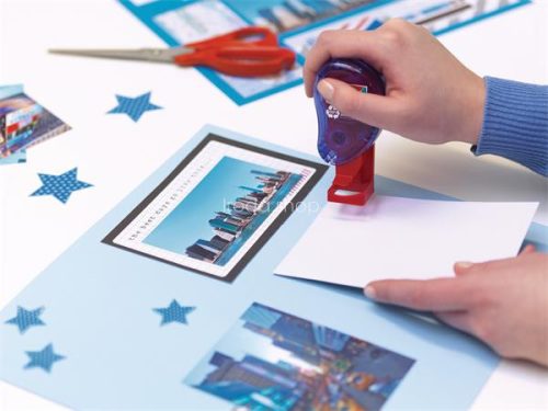 Ragasztó bélyegző, 8,4 mm x 8,4 mm, TESA