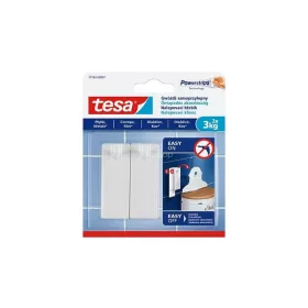   Akasztószög, öntapadó, TESA "Powerstrips®", sima felületre