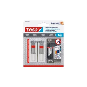   Akasztócsavar, öntapadó, állítható, TESA "Powerstrips®", érzékeny felületre