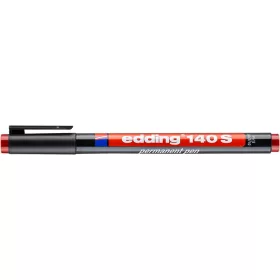   Alkoholos marker, OHP, 0,3 mm, EDDING "140 S", piros