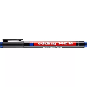 Alkoholos marker, OHP, 1 mm, EDDING "142 M", kék