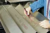 Alkoholos marker, 1-5 mm, vágott, EDDING "330", piros