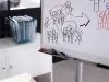 Flipchart marker, 1,5-3 mm, kúpos, EDDING "380", piros