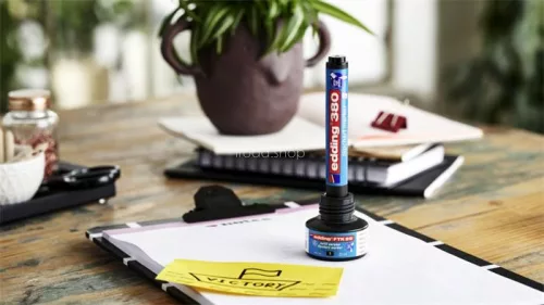 Flipchart marker készlet, 1,5-3 mm, kúpos, EDDING "380", 4 különböző szín