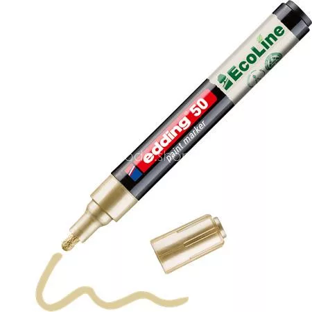 Lakkmarker, 2-3 mm, EDDING "50", arany