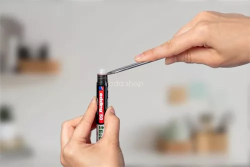 Lakkmarker, 2-3 mm, EDDING "50", ezüst
