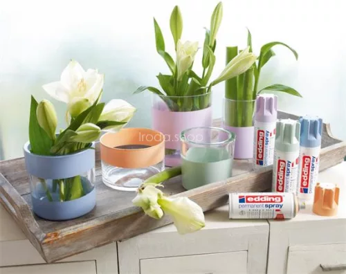 Akrilfesték spray, 200 ml, EDDING "5200", matt sötétzöld