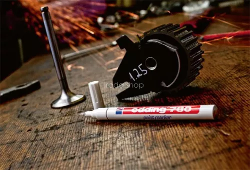 Lakkmarker, 0,8 mm, EDDING "780", piros