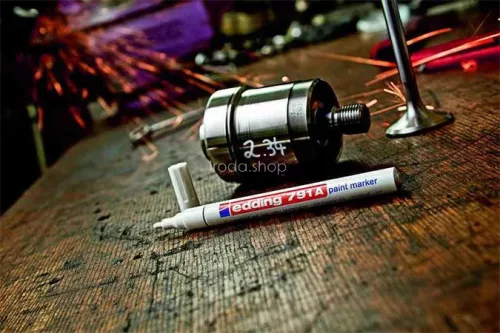 Lakkmarker, 1-2 mm, EDDING "791", ezüst