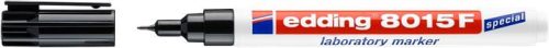 Laboratóriumi marker, 0,75 mm, kúpos, EDDING "8015", fekete