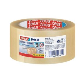   Csomagolószalag, 50 mm x 66 m, TESA "Ultra Strong", átlátszó