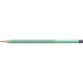   Grafitceruza, B, háromszögletű, FABER-CASTELL "Grip 2001 Flow", türkiz-kék