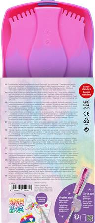 Vízfesték, 12 darabos, összeilleszthető, FABER-CASTELL "Unikornis"+1 tubus fehér tempera+unikornis matrica