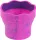 Ecsettál, műanyag, FABER-CASTELL "Click&Go", rózsaszín