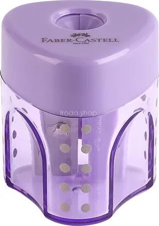 Hegyező display, egylyukú, tartályos FABER-CASTELL "GRIP Auto Mini", vegyes pasztell színek