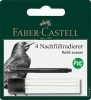 Pótbél precíziós radírstifthez, 4 darabos, FABER-CASTELL