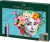 Színes- és grafitceruza készlet, FABER-CASTELL "Polychromos & Pitt Graphite Matt" , 23 db-os szett