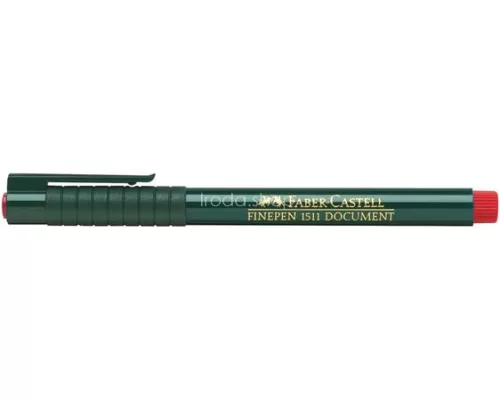 Tűfilc, 0,4 mm, FABER-CASTELL "Finepen 1511", piros