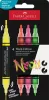 Dekormarker készlet, 1,0/3,0 mm, kétvégű, akril, FABER-CASTELL "Shake&Paint", 4 különböző neon szín