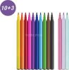 Filctoll készlet, FABER-CASTELL "Unikornis" 10 különböző szín + 3 csillámos