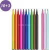 Filctoll készlet, FABER-CASTELL "Unikornis" 10 különböző szín + 3 csillámos